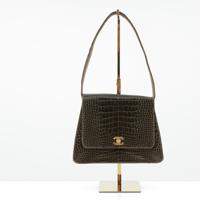 Chanel Olive Crocodile Flap Handbag - Sold for $5,440 on 05-17-2026 (Lot 623).jpg